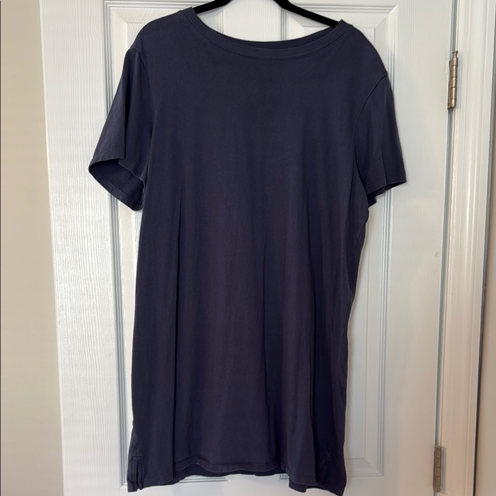Navy Blue T-Shirt Dress